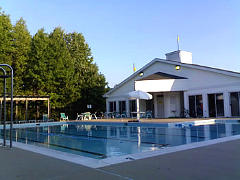 Community pool and clubhouse